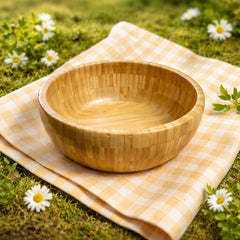وعاء خيزران 7 بوصة