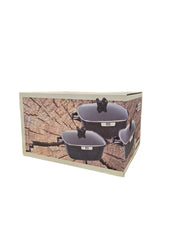 Die-cast Aluminium Cook-ware set -6Pcs