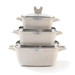 Die-cast Aluminium Cook-ware set -6Pcs