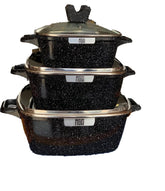 Die-cast Aluminium Cook-ware set -6Pcs