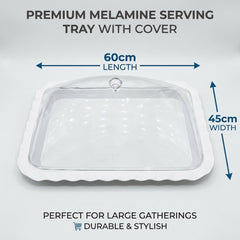 Melamine Tray with Acrylic Cover