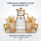 7 Pcs Drinkware Set Glass