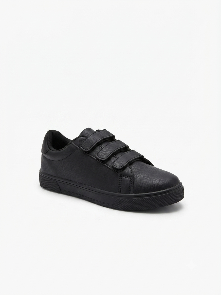 School Shoes Unisex White&Black