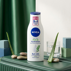 NIVEA Aloe & Hydration 5in1 Complete Care Body Lotion - 250ml