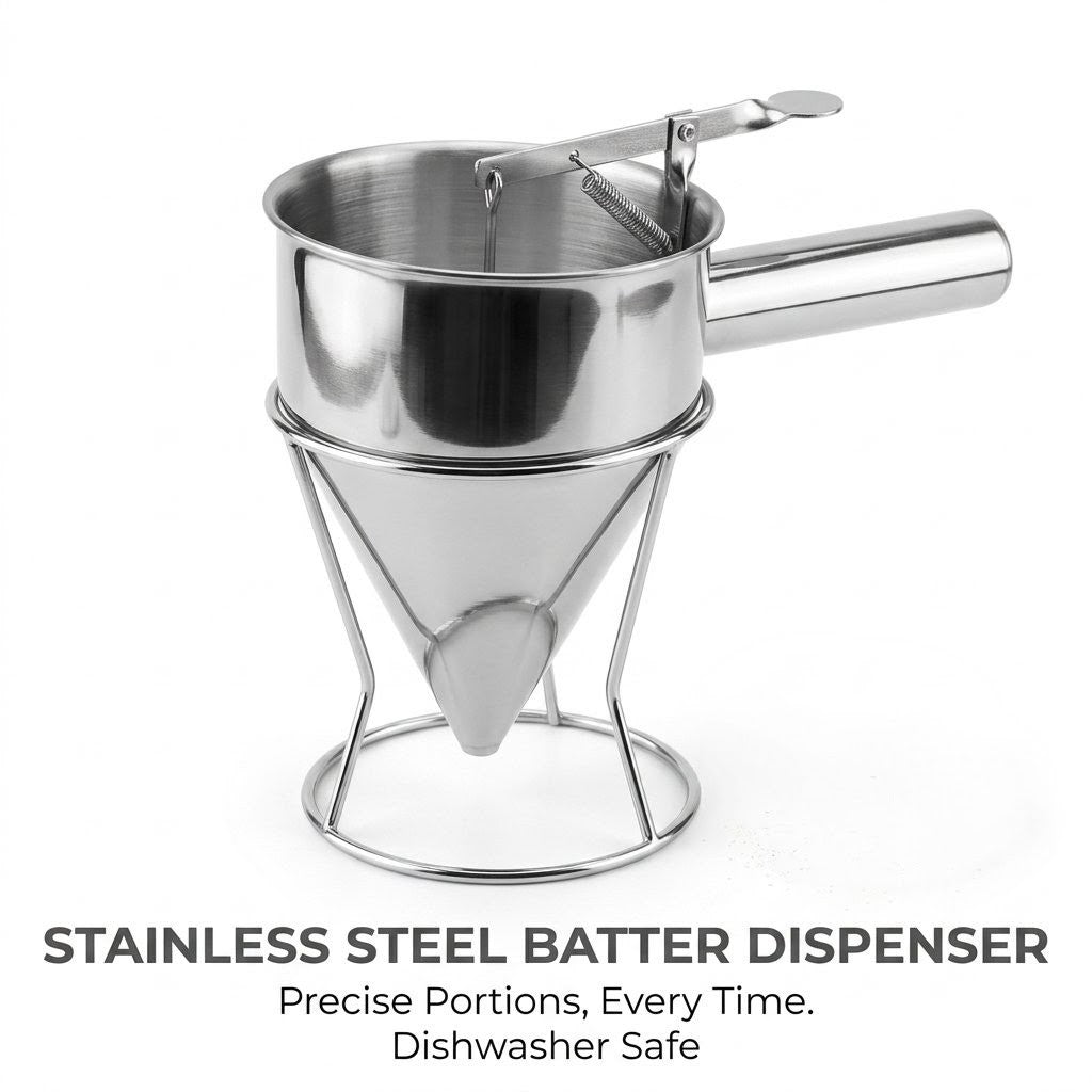Multi-Function Stainless Steel Batter Dispenser